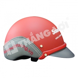 Mũ bảo hiểm nửa đầu ốp da - Xưởng Nón Bảo Hiểm Theo Yêu Cầu - Công Ty TNHH Sản Xuất Quảng Cáo Thắng Lợi