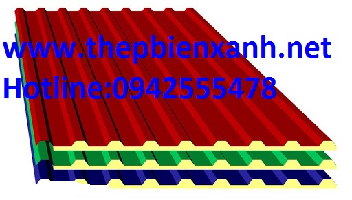 Tôn kẽm mạ màu - Thép Xây Dựng Biển Xanh - Công Ty TNHH Một Thành Viên Xây Dựng - Thép Biển Xanh