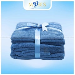 Khăn quà tặng màu xanh dương