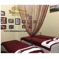 Khăn spa màu nâu
