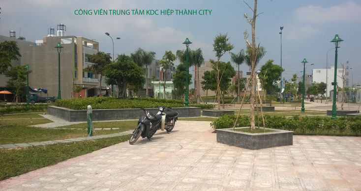 Công Viên Trung Tâm KDC Hiệp Thành - Thiết Bị Chiếu Sáng Đức Phát - Công Ty TNHH Sản Xuất Thương Mại Dịch Vụ Và Xây Dựng Đức Phát