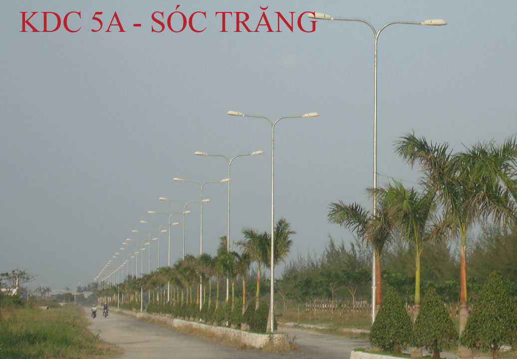 Khu Dân Cư 5A - Tỉnh Sóc Trăng - Thiết Bị Chiếu Sáng Đức Phát - Công Ty TNHH Sản Xuất Thương Mại Dịch Vụ Và Xây Dựng Đức Phát