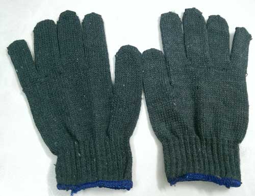 Găng tay len xanh - Cơ Sở Sản Xuất Găng Tay Thiên Lộc Phát