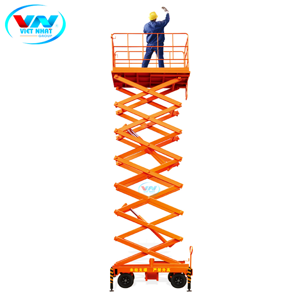 Thang nâng cắt kéo đẩy tay
