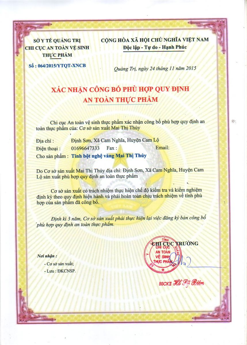 Công Ty TNHH Cao Dược Liệu Định Sơn Mai Thị Thủy