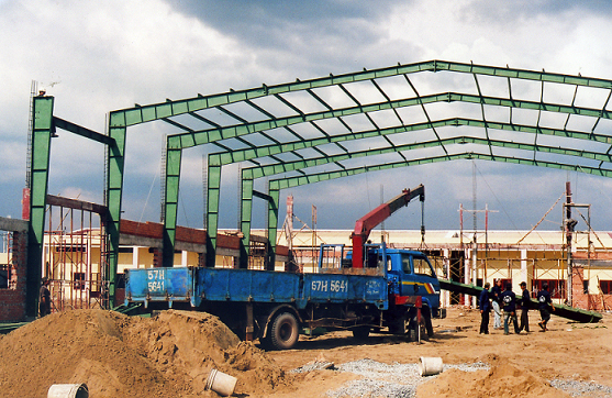 Thi công nhà thép cao tầng