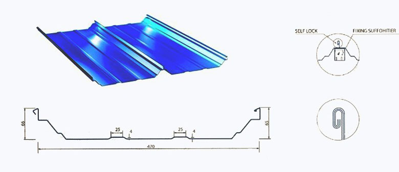 Tôn không dùng vít Seamlock