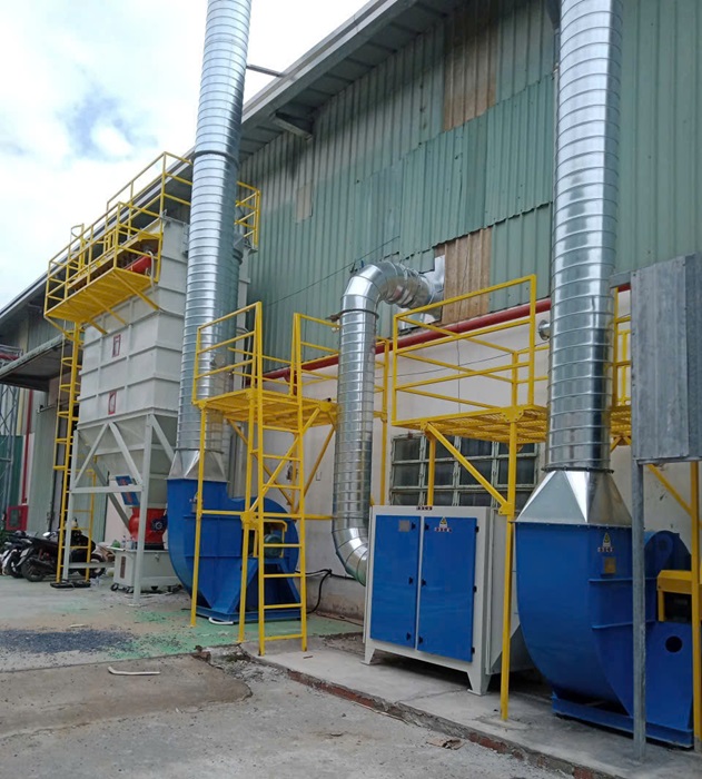 Tháp phun lốc xoáy khí nén - Thiết Bị Xử Lý Bụi Minh An Phát - Công Ty TNHH Cơ Khí Minh An Phát