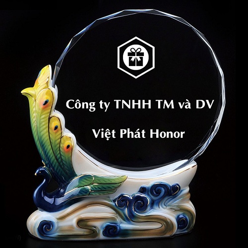 Huy chương pha lê - Công Ty TNHH Thương Mại Và Dịch Vụ Việt Phát Honor<br>(Quà Tặng Việt Phát)
