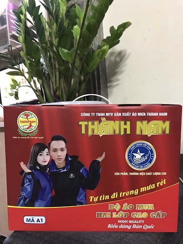 Áo mưa bộ 2 lớp