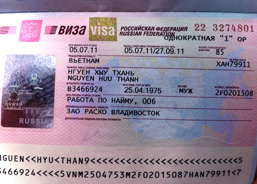 Visa du lịch Nga - Công Ty TNHH Dịch Vụ Du Lịch Viet Top
