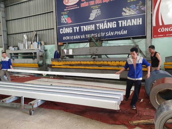 Hình ảnh thi công thực tế - Tôn Thép An Thắng - Công Ty Cổ Phần Đầu Tư Và Thương Mại An Thắng