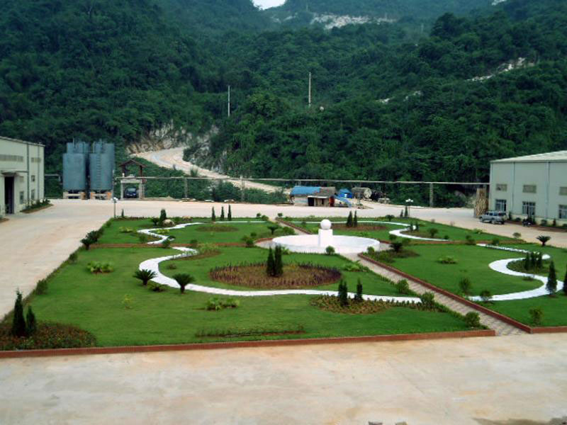 Thi công tiểu cảnh nhà máy RK