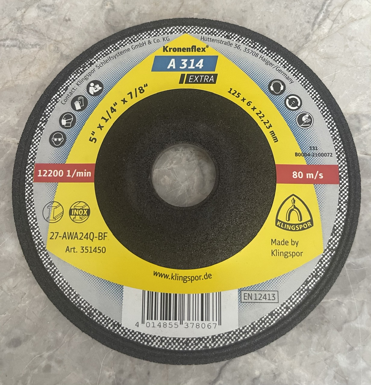 Đá mài Klingspor A314 Extra