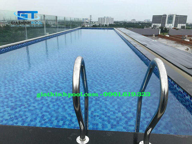 Bể bơi tòa nhà Huy Hưng - Bình Tân - GiaThinh Cons - Công Ty TNHH Sản Xuất Thương Mại Kỹ Thuật Gia Thịnh