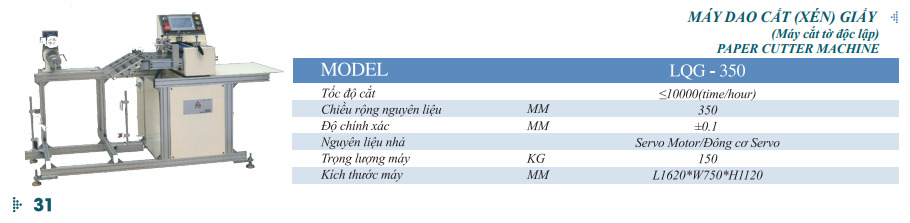 Máy dao cắt (xén) giấy - Công Ty TNHH Việt Thành Việt Nam (YUESHUN GROUP) - Label Printing Solution