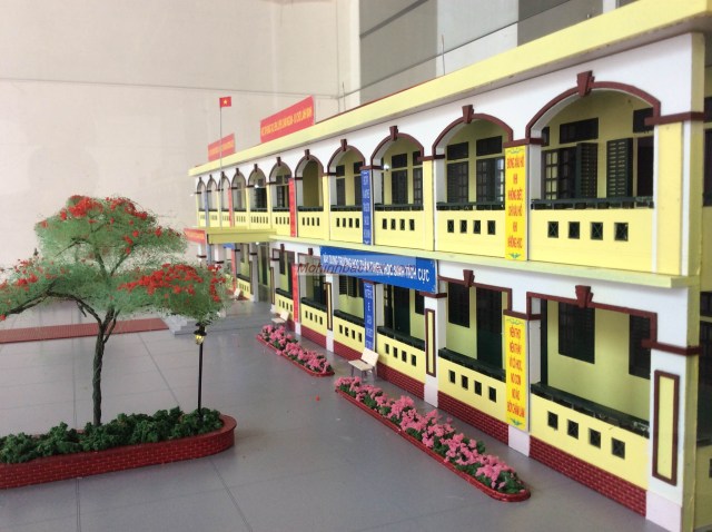 Mô hình trường học - Công Ty TNHH Thiết Kế Và Xây Dựng Bắc Việt
