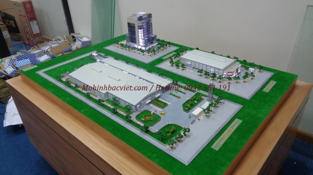 Mô hình khu công nghiệp - Công Ty TNHH Thiết Kế Và Xây Dựng Bắc Việt