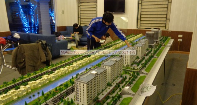 Mô hình khu đô thị - Công Ty TNHH Thiết Kế Và Xây Dựng Bắc Việt