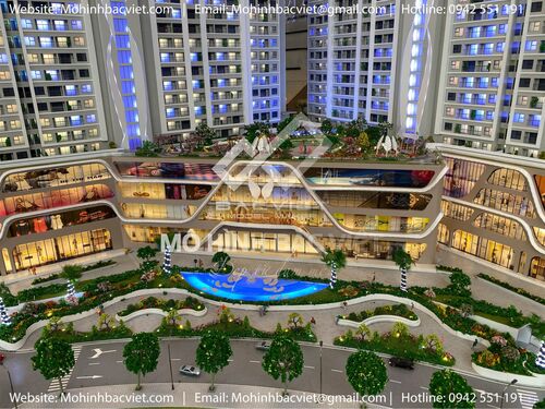 Vic Grand Square Việt Trì - Mô Hình Kiến Trúc Bắc Việt - Công Ty TNHH Thiết Kế Và Xây Dựng Bắc Việt