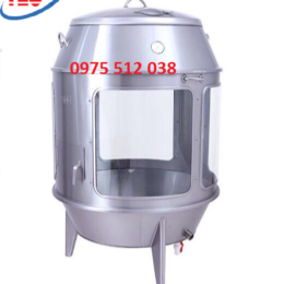 Lò quay gà vịt inox kính 80 dùng than - Điện Máy Thăng Long - Công Ty Cổ Phần Điện Tử Điện Máy Thăng Long