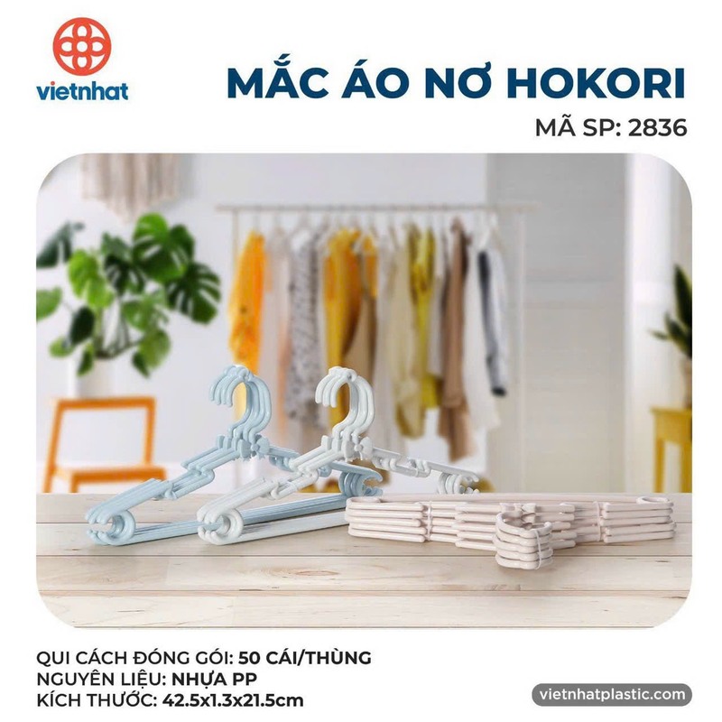 Mắc áo nơ Hokori 2836