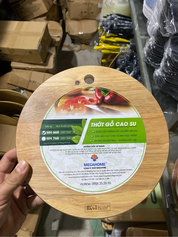 Thớt gỗ tròn Mega