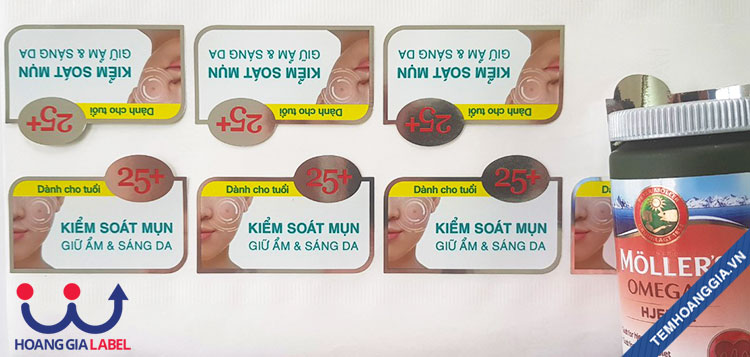 In Lable khử keo - In Tem Nhãn - Công Ty Cổ Phần Giải Pháp Đóng Gói Hoàng Gia