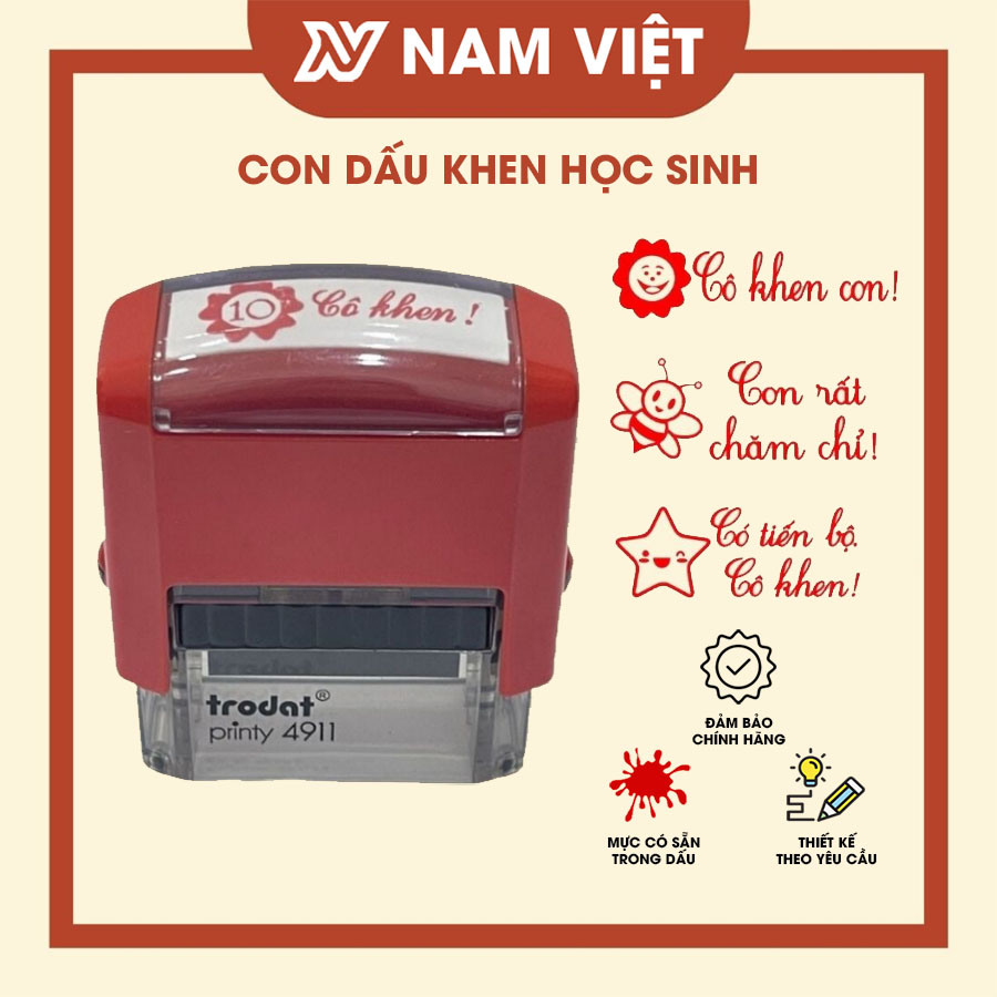 Khắc dấu cô khen