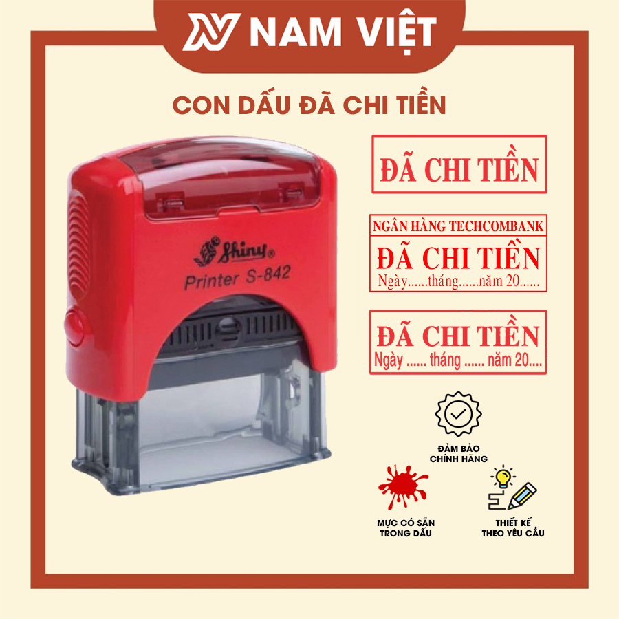 Khắc dấu đã chi tiền