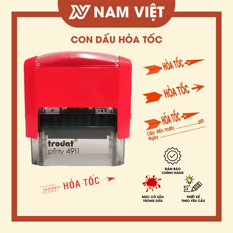 Khắc dấu hỏa tốc