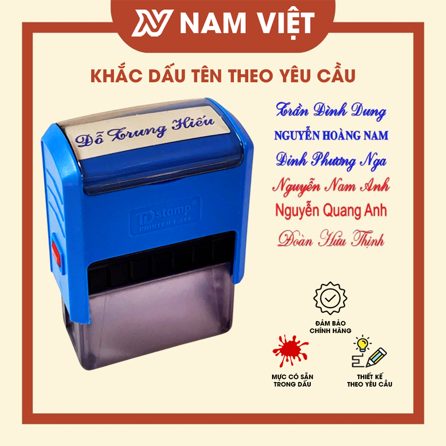 Khắc dấu tên