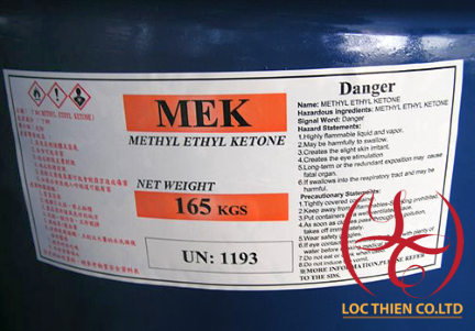 Methyl Ethyl Ketone (MEK) - Hóa Chất Lộc Thiên - Công Ty TNHH Đầu Tư Phát Triển Lộc Thiên
