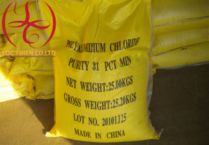 Poly Aluminium Chloride (PAC 31%) - Hóa Chất Lộc Thiên - Công Ty TNHH Đầu Tư Phát Triển Lộc Thiên