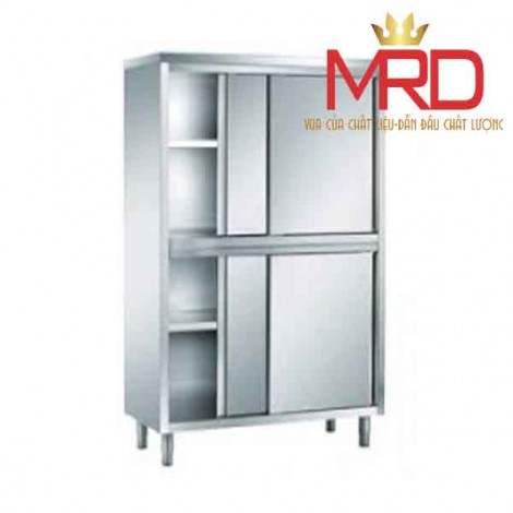 Tủ inox cửa trượt - Gia Công Inox MRD - Công Ty TNHH Sản Xuất Thương Mại Dịch Vụ MRD