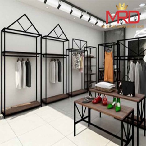 Tủ kệ shop showroom inox M17 - Gia Công Inox MRD - Công Ty TNHH Sản Xuất Thương Mại Dịch Vụ MRD