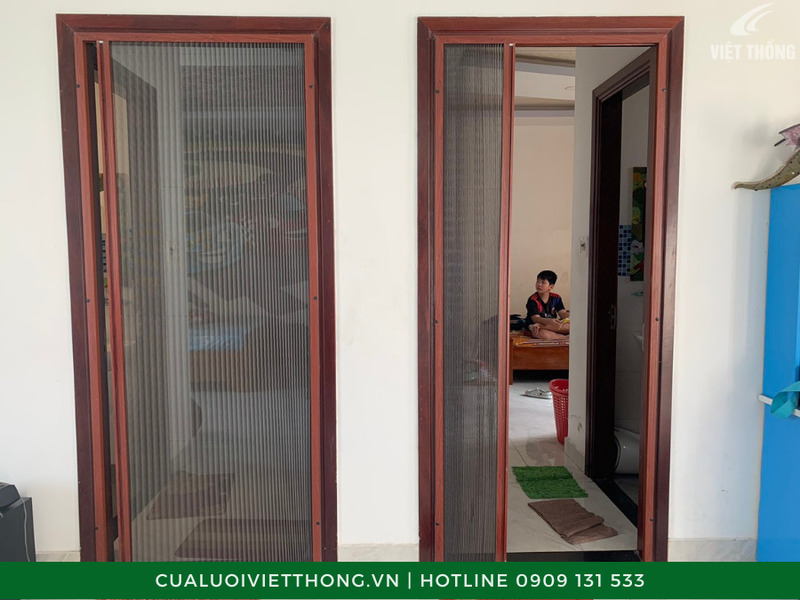 Cửa lưới chống muỗi dạng xếp