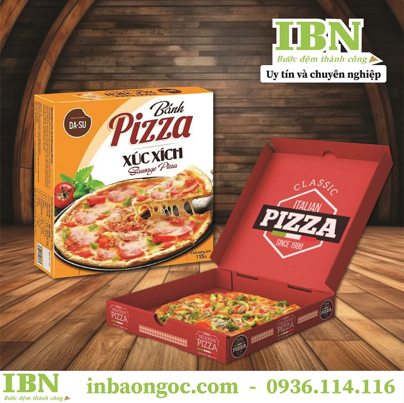 Hợp đựng pizza - Công Ty TNHH Một Thành Viên In Bảo Ngọc