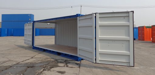Container hoán cải, cửa mở hông