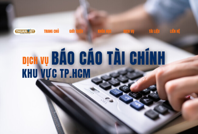 Dịch vụ báo cáo tài chính cuối năm