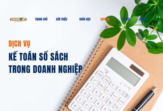 Dịch vụ kế toán sổ sách trong doanh nghiệp