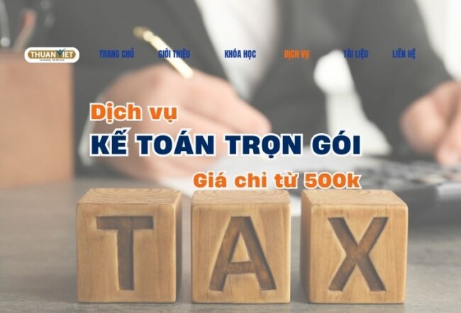 Dịch vụ kế toán trọn gói