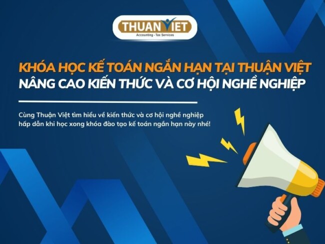Khóa học kế toán ngắn hạn