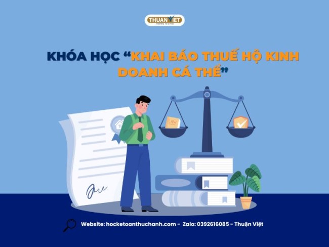 Khóa học khai báo thuế hộ kinh doanh cá thể
