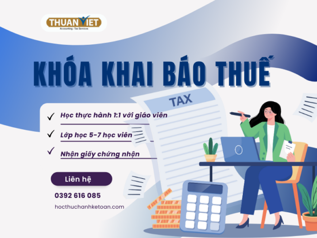 Khóa học khai báo thuế
