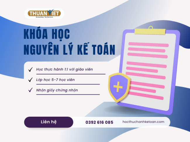Khóa học nguyên lý kế toán
