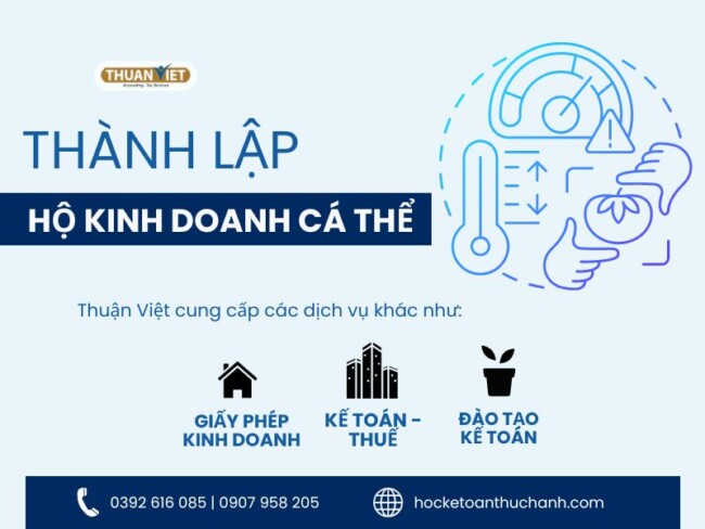 Dịch vụ thành lập hộ kinh doanh cá thể