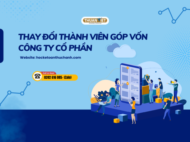 Thay đổi thành viên góp vốn công ty CP