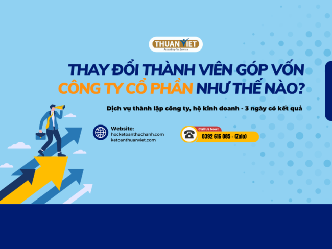 Thay đổi thành viên góp vốn công ty TNHH 2 thành viên