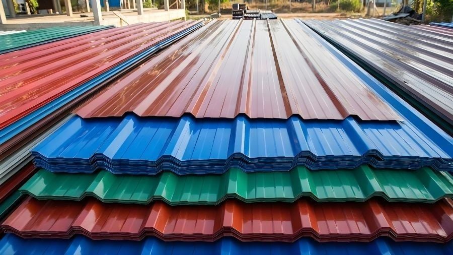 Tôn kẽm mạ màu - Tôn Thép Hưng Phát - Công Ty Cổ Phần Vật Tư Kim Khí Hưng Phát